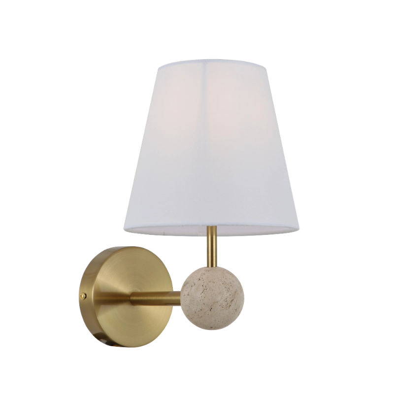 Travertine पर्खाल Sconce
